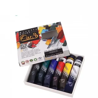رنگ اکرلیک 6 رنگ پارس